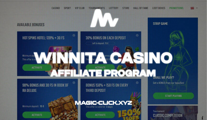 Scopri il Mondo di Winita Casino Gioco, Divertimento e Vincite