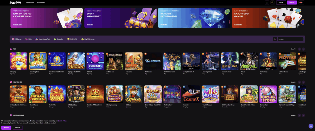 Exploring the World of Casiny Slots